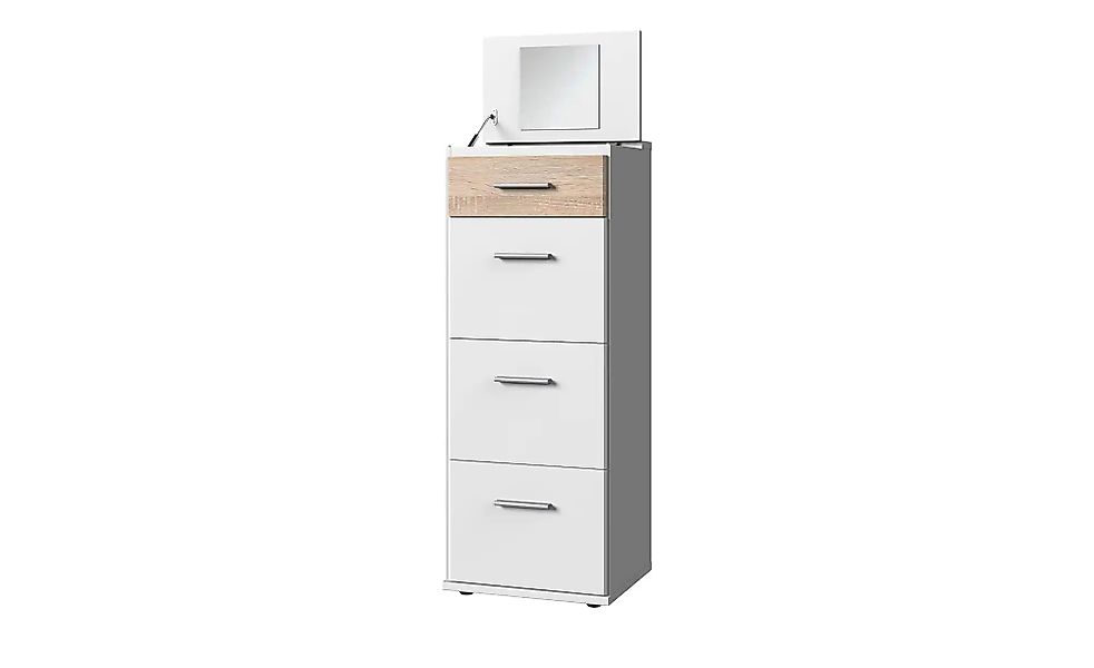 Hochkommode  Joker ¦ weiß ¦ Maße (cm): B: 46 H: 121 T: 40.0 Kommoden & Side günstig online kaufen