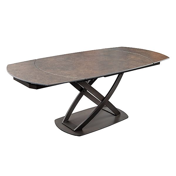 riess-ambiente Esstisch INCEPTION 130-190cm rost/bronze · ovaler günstig online kaufen