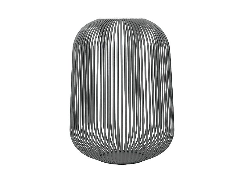 Windlicht Lito L | Ø 33 cm, H 45 cm Steel Gray günstig online kaufen