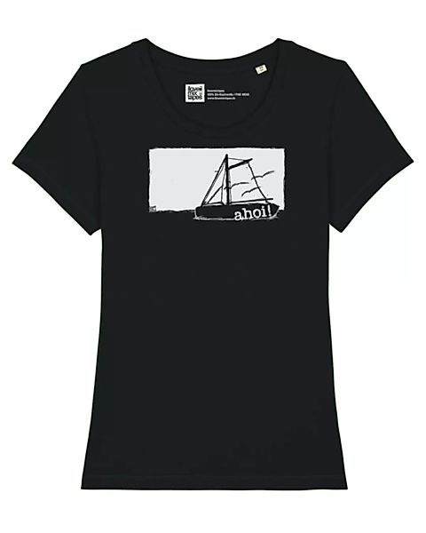Frauen T-shirt Mit Ahoi Schiff Aus Biobaumwolle Fair Wear günstig online kaufen