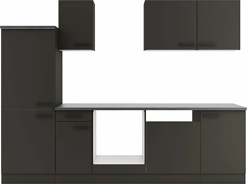 OPTIFIT Küchenzeile "Palma" Breite 270 cm, wahlweise mit E-Geräten, seitenv günstig online kaufen