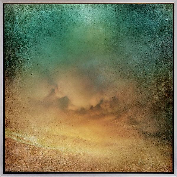 queence Leinwandbild "Wolken", Abstrakt, mit einem Schattenfugenrahmen vere günstig online kaufen