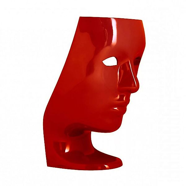 Driade - Nemo Outdoor Sessel - rot/lackiert/BxHxT 90x135x83cm/feststehend günstig online kaufen