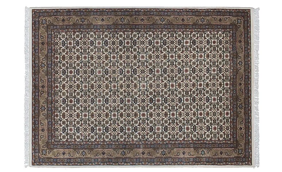 THEKO Orientteppich  Benares ¦ creme ¦ Wolle ¦ Maße (cm): B: 120 H: 1,2 Tep günstig online kaufen