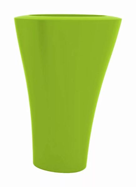 Blumentopf Ming Extra High plastikmaterial grün H 140 cm - Serralunga - Grü günstig online kaufen