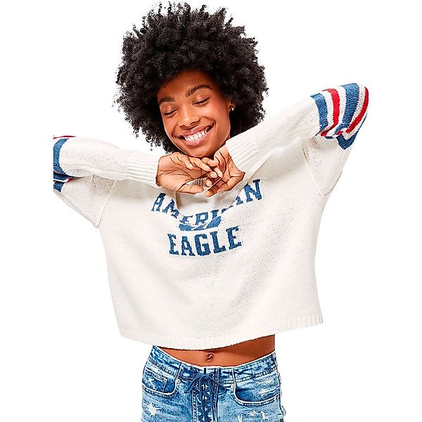 American Eagle Easy Pullover S Cream günstig online kaufen