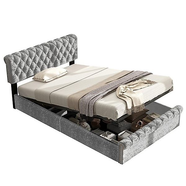 Odikalo Stauraumbett Polsterbett Jugendbett Funktionsbett Doppelbett Hydrau günstig online kaufen