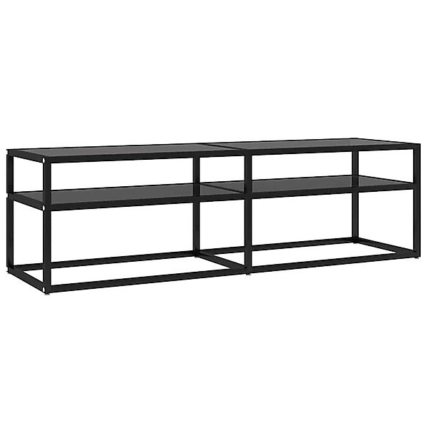 vidaXL TV-Schrank Schwarz 140x40x40,5 cm Hartglas 331715 günstig online kaufen