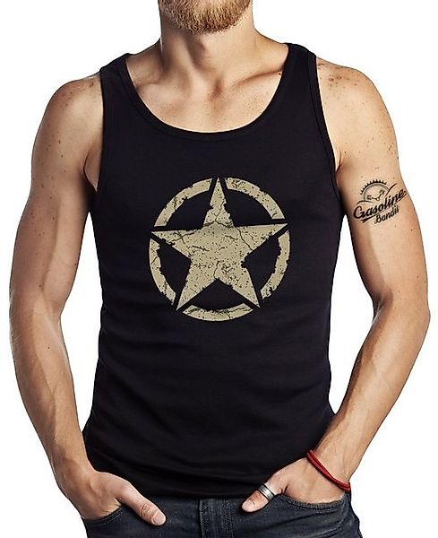 GASOLINE BANDIT® Tanktop Muskel-Shirt: US-Army Star günstig online kaufen