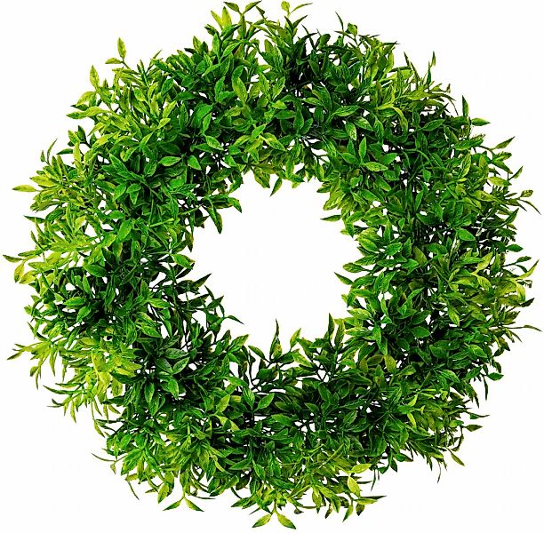 Kunstkranz Blattkranz, Creativ green, Höhe 8 cm günstig online kaufen