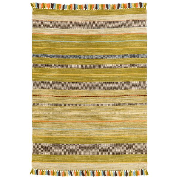 Pergamon Wollteppich Natur Teppich Kelim Kalleen, günstig online kaufen