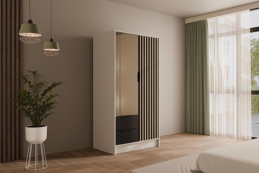 ALTDECOR Drehtürenschrank NELIA (Kleiderschrank Garderobenschrank mit viel günstig online kaufen
