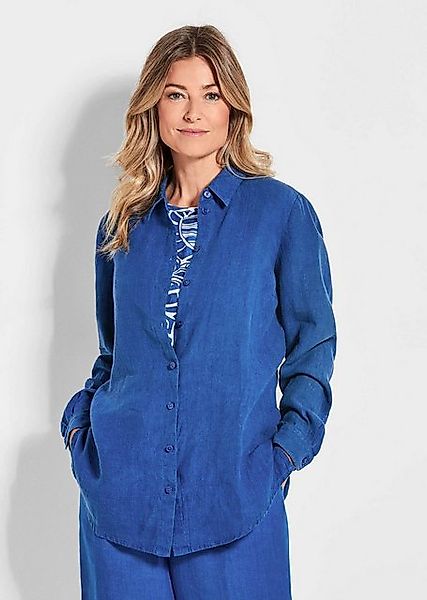 GOLDNER Langarmbluse Leinenbluse günstig online kaufen