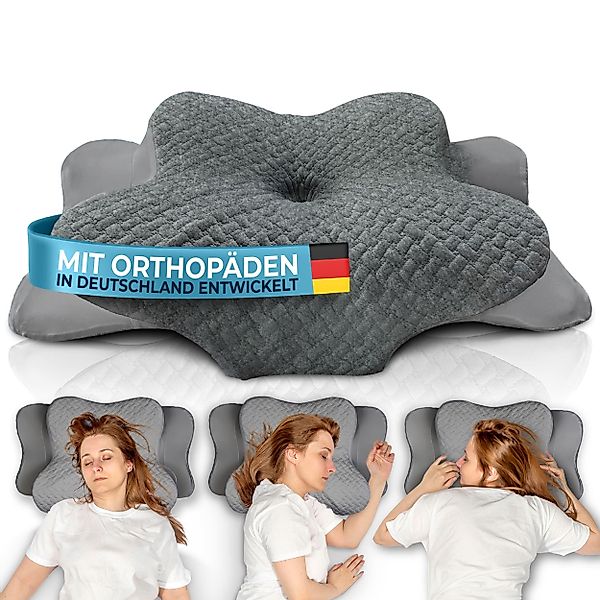 Glückstoff Nackenstützkissen aus Memory Foam, Orthopädisches günstig online kaufen