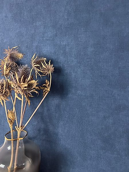 Newroom Vliestapete, Blau Tapete Modern Unifarbe günstig online kaufen