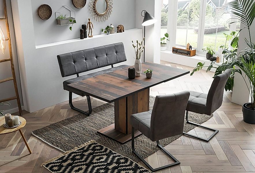 HELA Essgruppe Luise I G (Bank, Stühle, Tisch), (Set, 4-tlg), Komfortsitz m günstig online kaufen