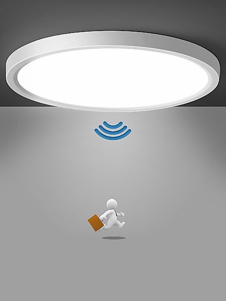 Oraymin LED Deckenleuchte mit Bewegungsmelder Innen, günstig online kaufen