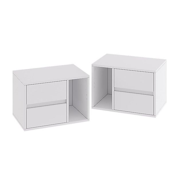 Vicco Nachtschrank Vimogo, Weiß, 2er Set (2-St) günstig online kaufen