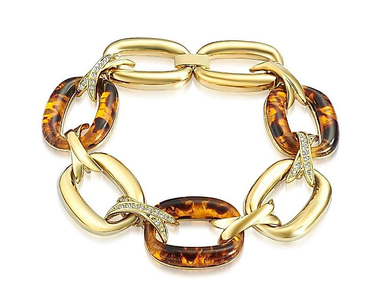 Lulu & Jane Armband gelbgold, verziert mit Kristallen von Swarovski® günstig online kaufen