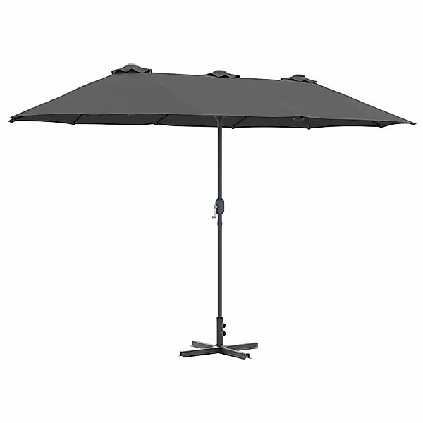 vidaXL Gartenparasol Anthrazit 370 x 197 x 239 cm 42003369 günstig online kaufen