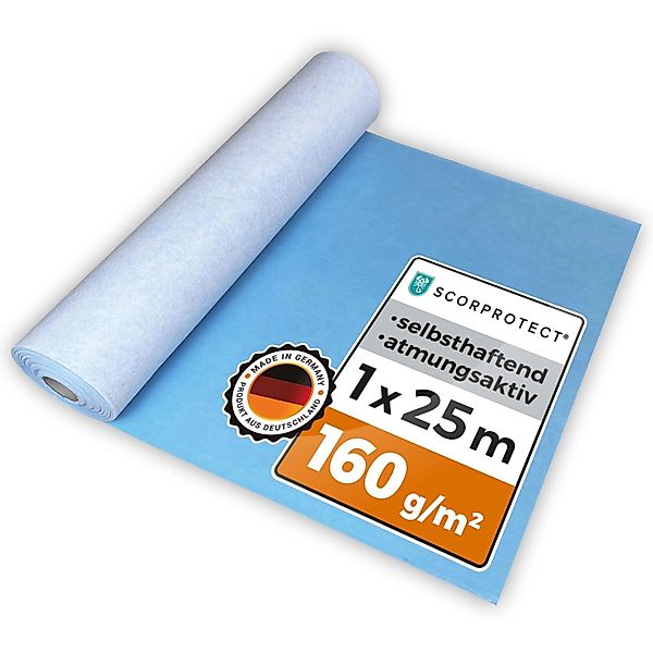 Scorprotect Atmungsaktives Abdeckvlies Selbsthaftend 1 X 25 M Mit Membranfo günstig online kaufen