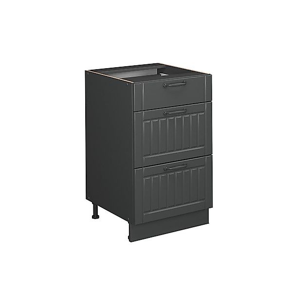 Vicco Unterschrank Fame-Line, Dunkelgrau/Anthrazit, 50 cm günstig online kaufen