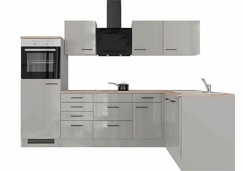 Flex-Well Küchenzeile "Lund" wahlweise mit E-Geräten, Stellbreite 280x170 c günstig online kaufen