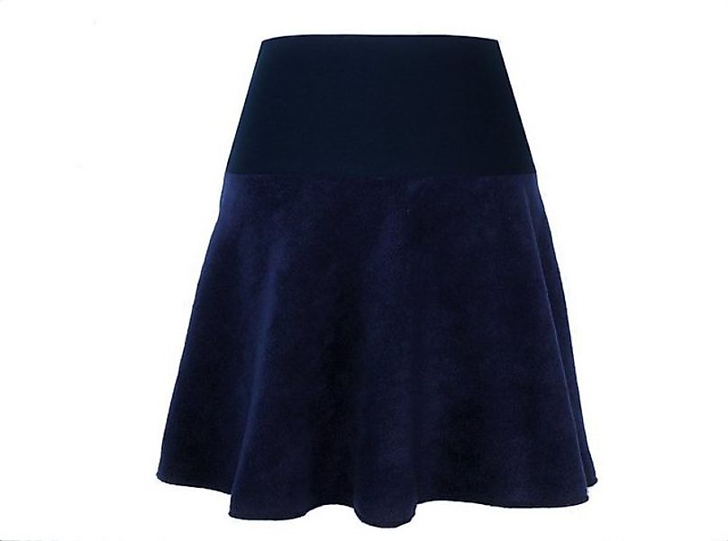 dunkle design Minirock Fleece 45cm Farbwahl elastischer Bund günstig online kaufen