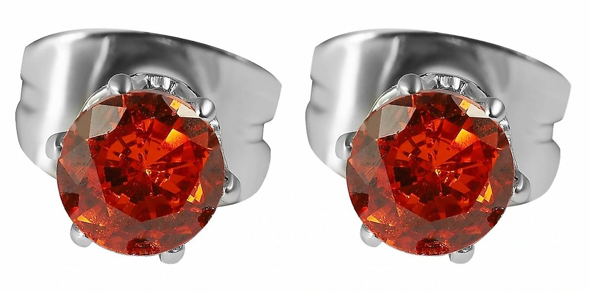 Adelia´s Paar Ohrhänger "Damen Ohrringe – Ohrstecker aus Edelstahl mit Zirk günstig online kaufen