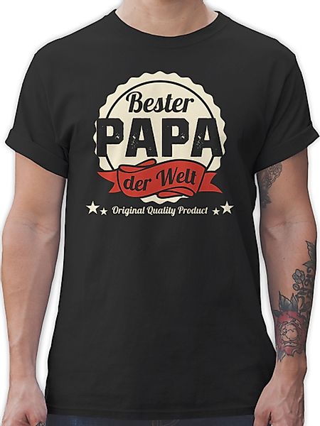 Shirtracer T-Shirt Bester Papa der Welt günstig online kaufen