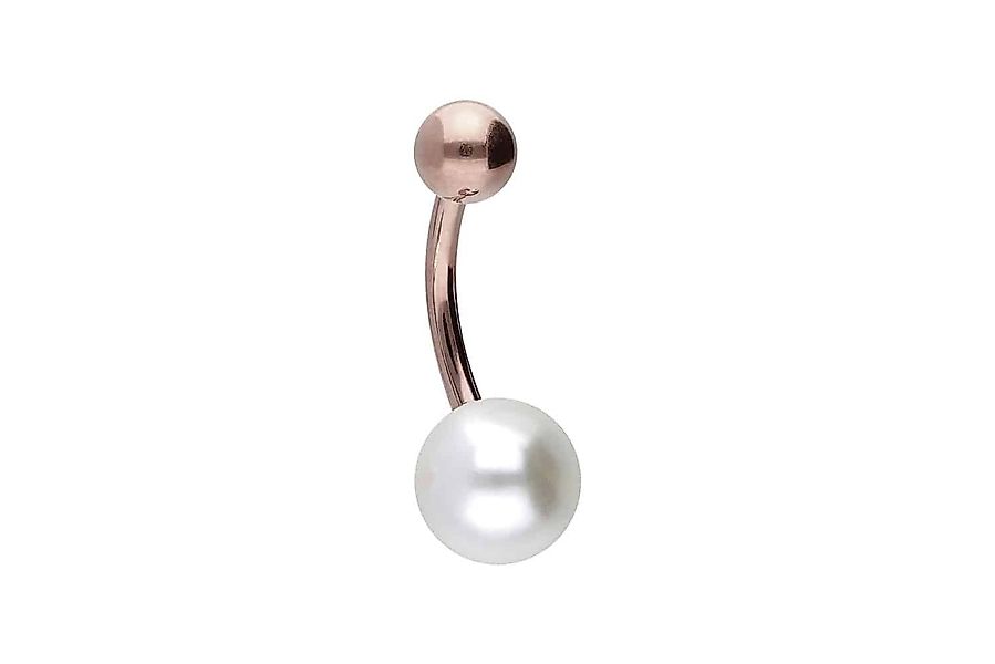 PIERCINGLINE Bauchnabelpiercing Titan Bananabell SYNTHETISCHE PERLE günstig online kaufen