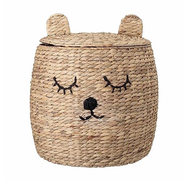Bloomingville Aufbewahrungskorb Aufbewahrungskorb Bär Natur, mit Deckel Kin günstig online kaufen