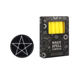 MystiCalls Kerzenhalter Spell Candler Halter "Pentagram" günstig online kaufen