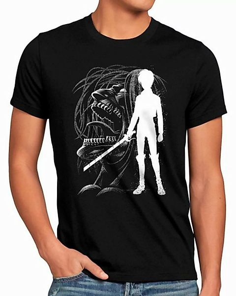 style3 T-Shirt Inked Eren attack on titan anime japan manga aot günstig online kaufen