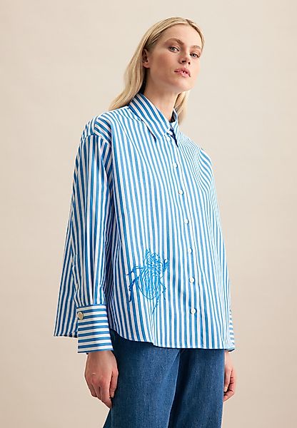 seidensticker Hemdbluse Schwarze Rose Langarm Kragen günstig online kaufen