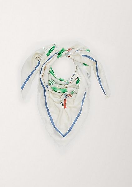 s.Oliver Schal Tuch, Tuch mit Fransenkante günstig online kaufen