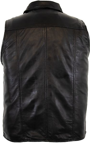 MDM Lederweste Herren Freizeit Lederweste aus günstig online kaufen