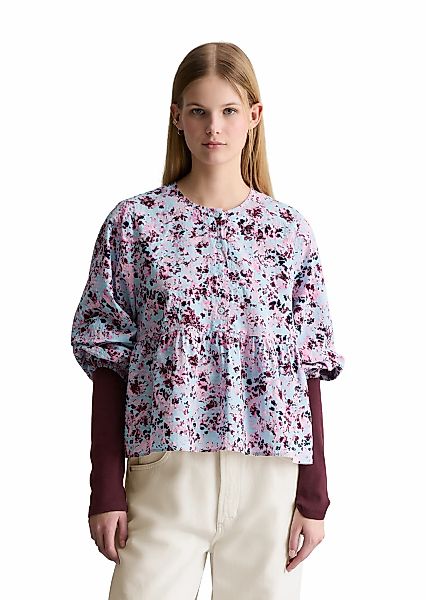 Marc OPolo DENIM Langarmbluse "aus bedrucktem Viskose-Mix" günstig online kaufen