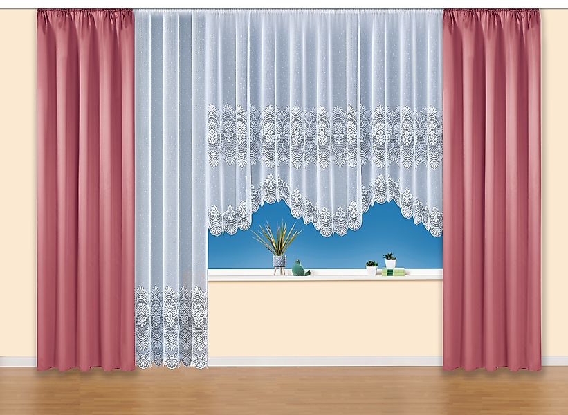 Weckbrodt Gardine »Gardine "Napoli", Weckbrodt, Kräuselband (1St.)« Kräusel günstig online kaufen