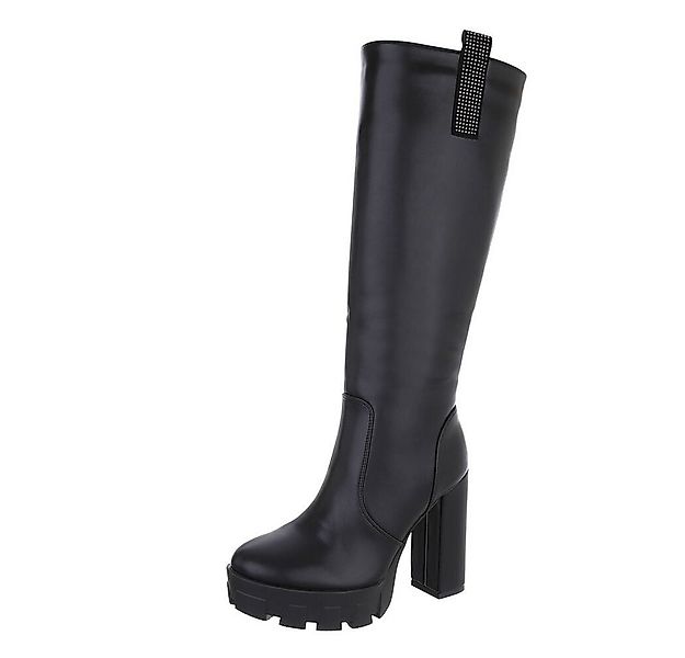 Ital-Design Damen Freizeit Plateaustiefel (87108627) Blockabsatz High-Heel günstig online kaufen