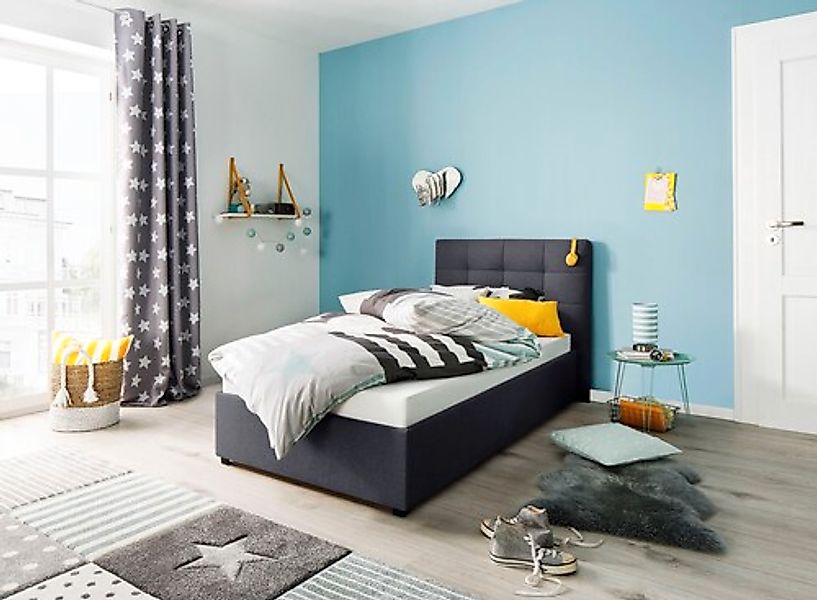 Lüttenhütt Polsterbett "Endres" mit Bettkasten, wahlweise ohne Matratze/Lat günstig online kaufen