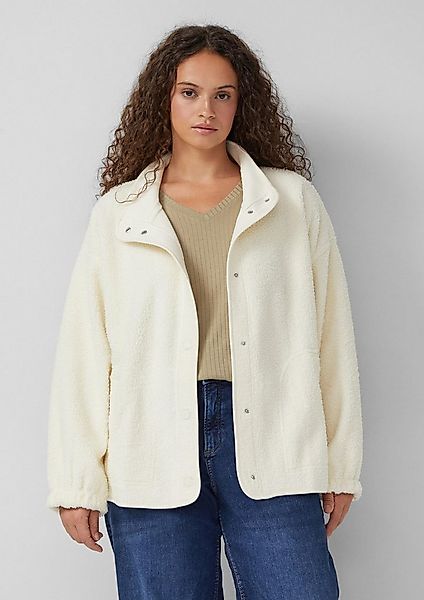 QS Funktionsjacke Sweatshirt Teddyfleece-Jacke günstig online kaufen