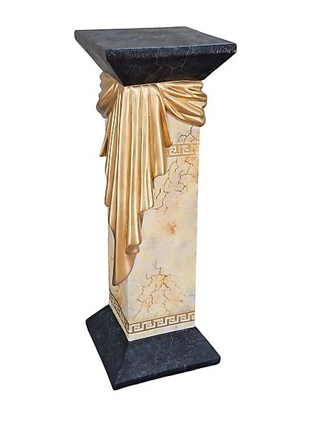 Schatzkiste1 Beistelltisch Säule Mäander Beistelltisch Dekosäule günstig online kaufen