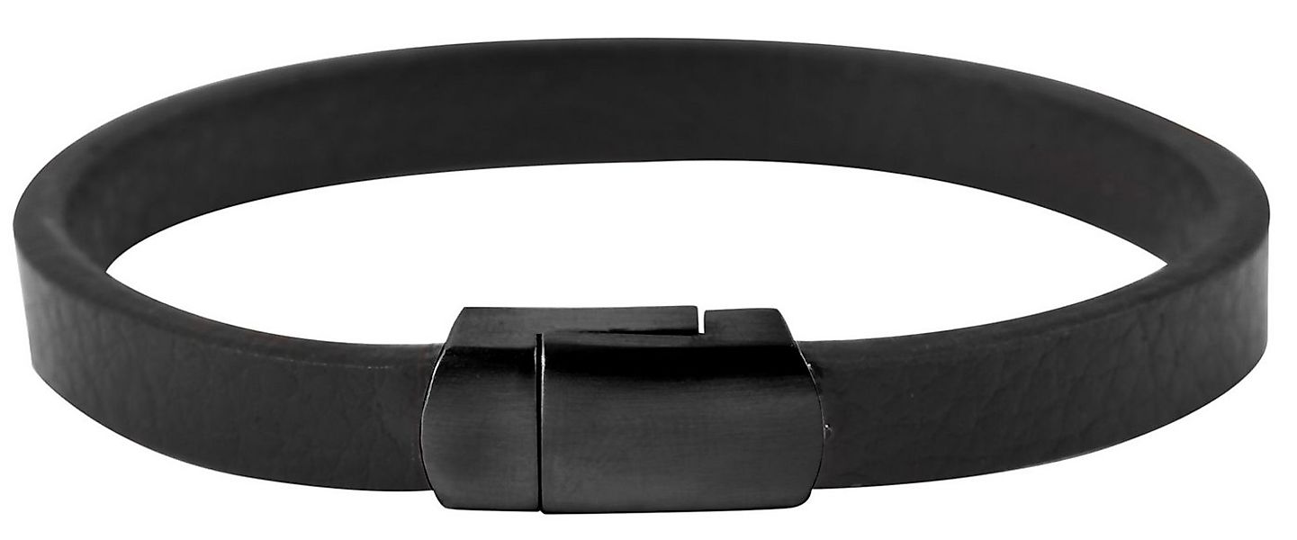 AKZENT Armband Milania Echtleder schwarz günstig online kaufen