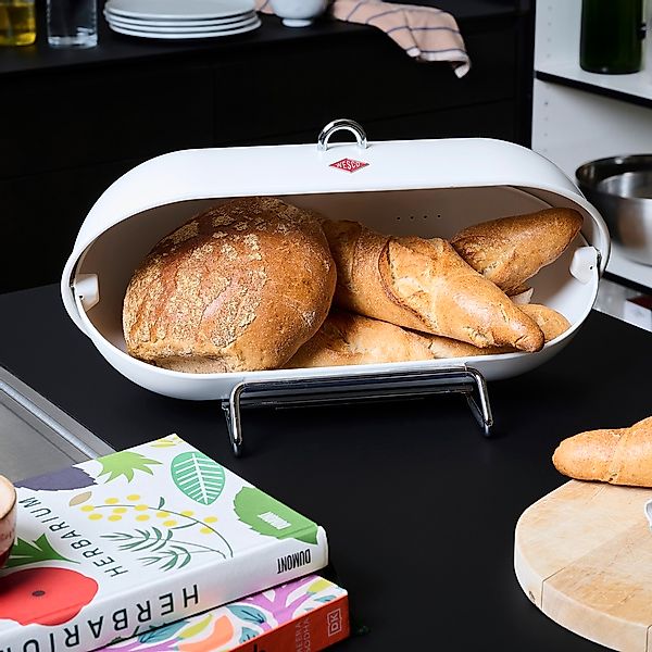 WESCO Brotkasten "Breadboy" 1 Stk. tlg. klapperfreier Schwenkdeckel / Lüftu günstig online kaufen