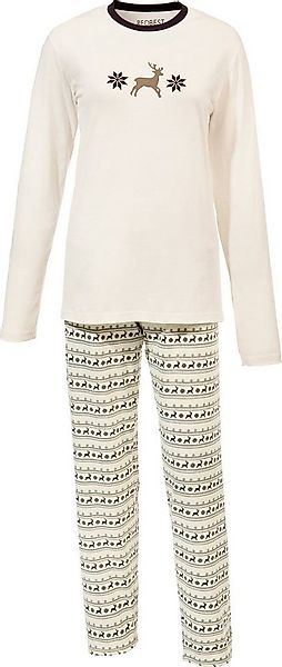 REDBEST Pyjama Schlafanzug Single-Jersey gemustert günstig online kaufen