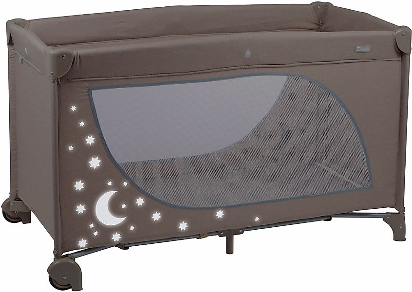 BabyGo Baby-Reisebett "Moonstars, beige" günstig online kaufen