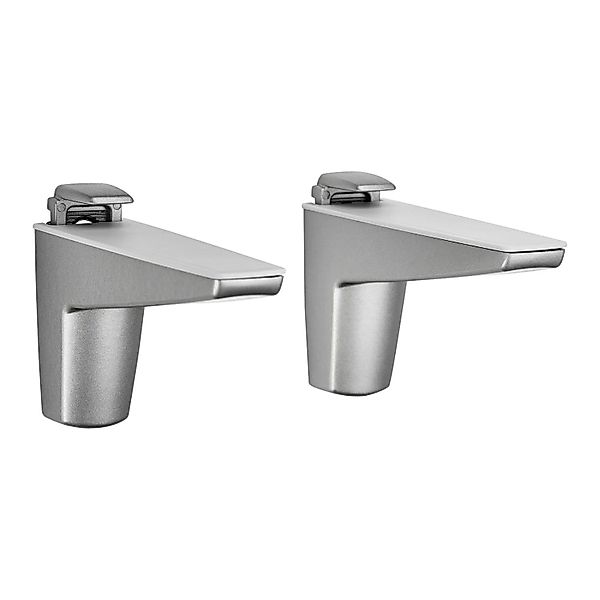 SOTECH 1 Paar Regalbodenträger MOON S Edelstahloptik günstig online kaufen