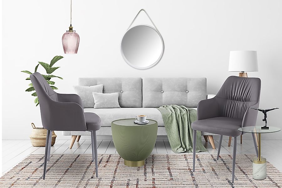 Kayoom Polsterstuhl Stuhl Merit 125 2er-Set, günstig online kaufen