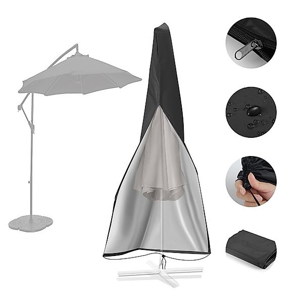 BlingBin Sonnenschirm-Schutzhülle versetzter Sonnenschirm, freischwingender günstig online kaufen